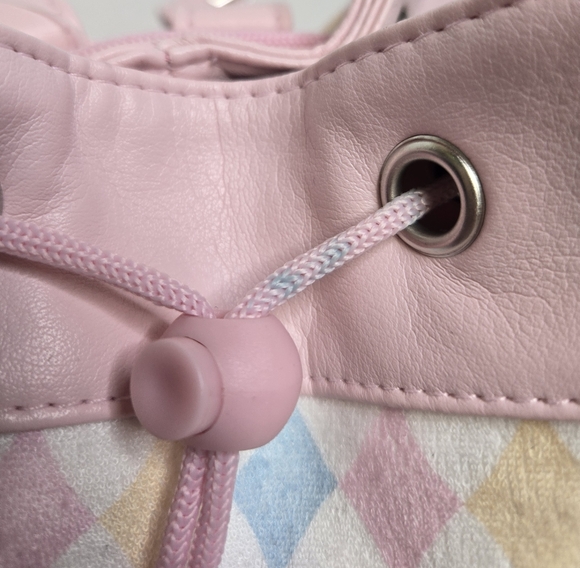 NEW Vintage Y2K Sanrio Charmy Kitty kawaii bucket bag backpack RARE - Picture 5 of 15